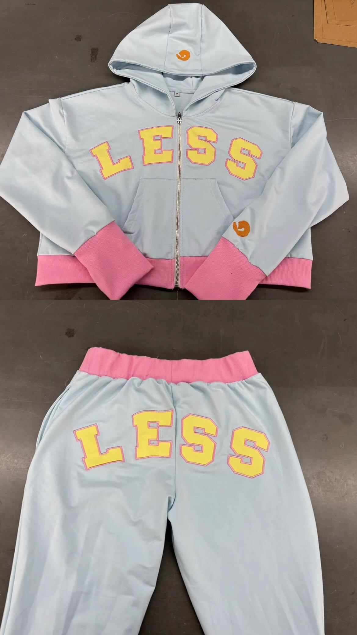 LADIES CROP SWEAT SUIT